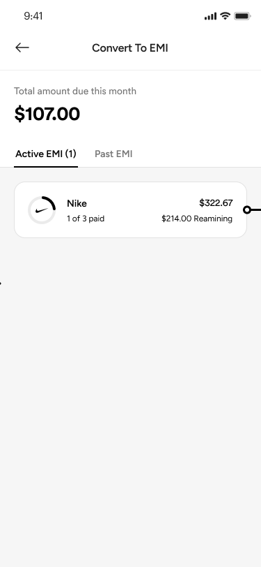 Plan progress, one of three paid